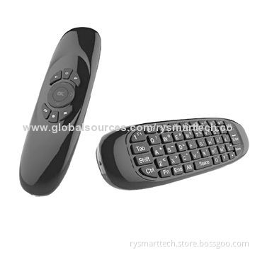 Gyroscope Wireless Air Mouse with Full Keyboard for Android TV Box Remote